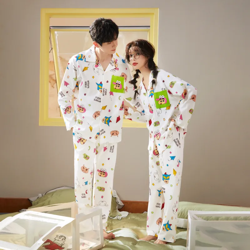 Gongdie x Crayon Shinchan Pajama Set Unisex-5