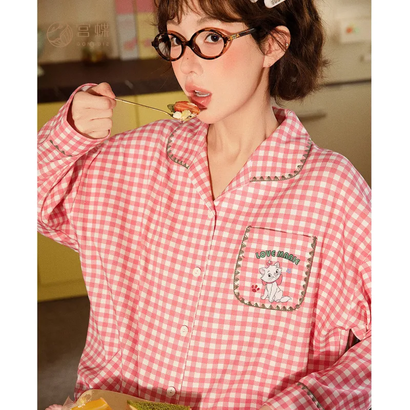Gongdie x Disney Pajama Set Women's Gift Box Set Pink-5