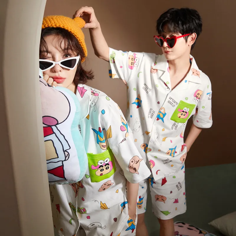 Gongdie x LABIXIAOXIN,LIANMINGKUAN Pajama Set Unisex White, Gift Box Set-12