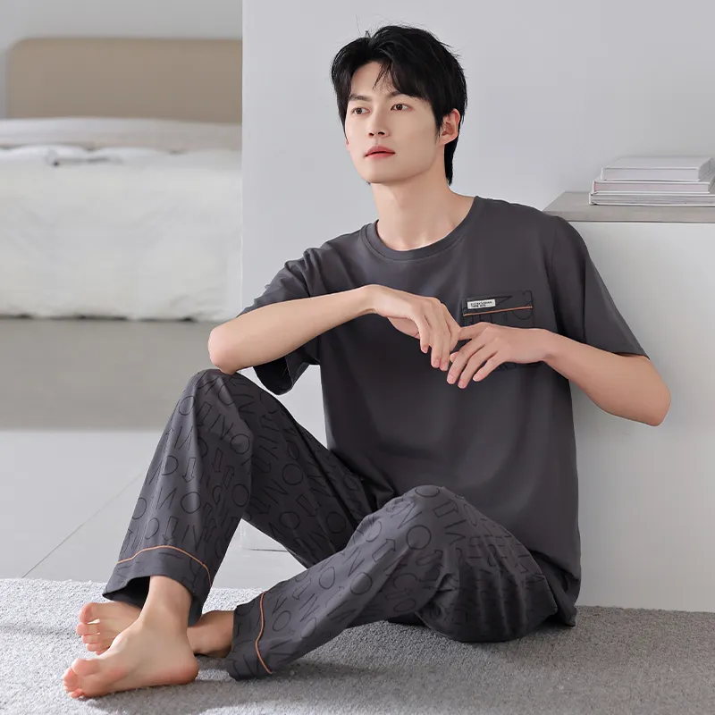 Gongdie Men Pajama Sets-7