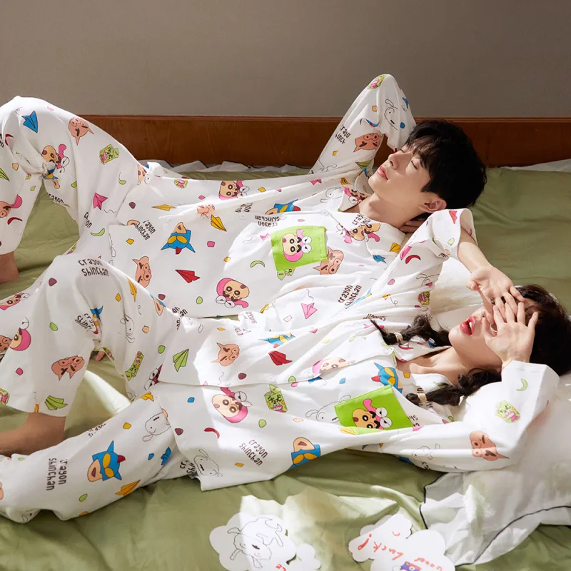 Gongdie x Crayon Shinchan Pajama Set Unisex-4