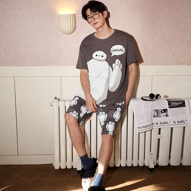 Gongdie x Disney Pajama Set Men's Gray-1