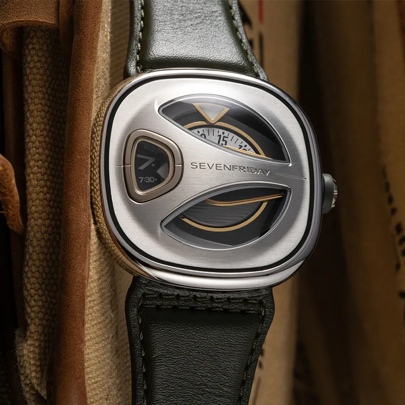 SEVENFRIDAY ME Collection Automatic Mechanical Movement Men's Watches Watch 44.5*44mm Blue Dial-7