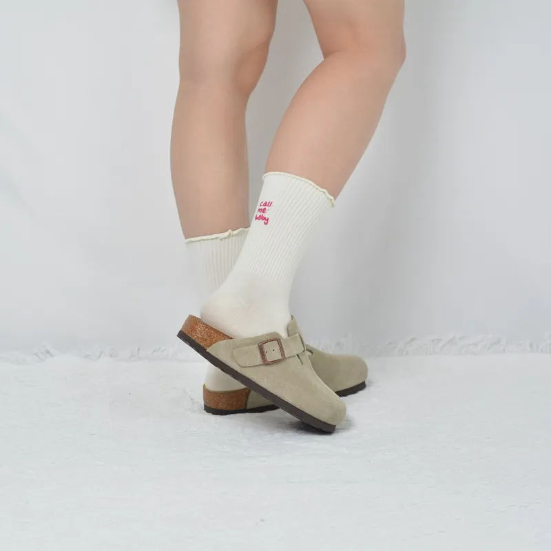 Boku Closed Toe Slippers Unisex Gray-10