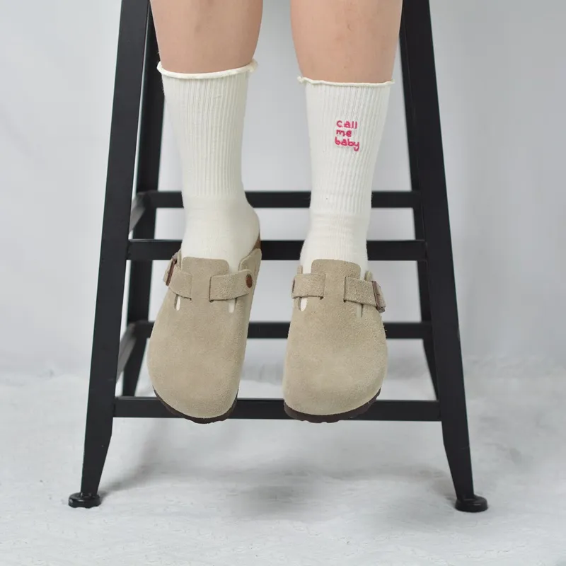 Boku Closed Toe Slippers Unisex Gray-4