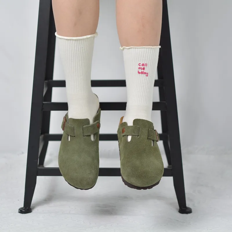 Boku Wrap toe Slippers Unisex Army Green-8