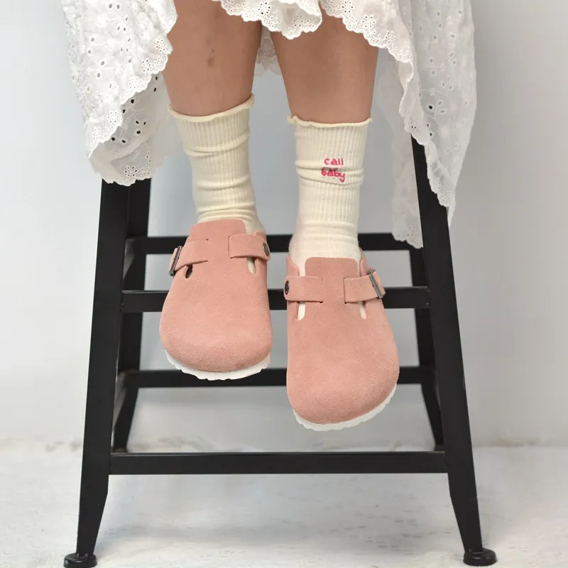 Boku Wrap toe Slippers Unisex Pink-9