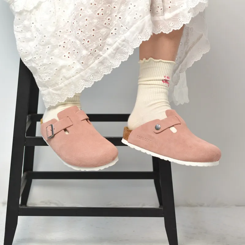 Boku Wrap toe Slippers Unisex Pink-6