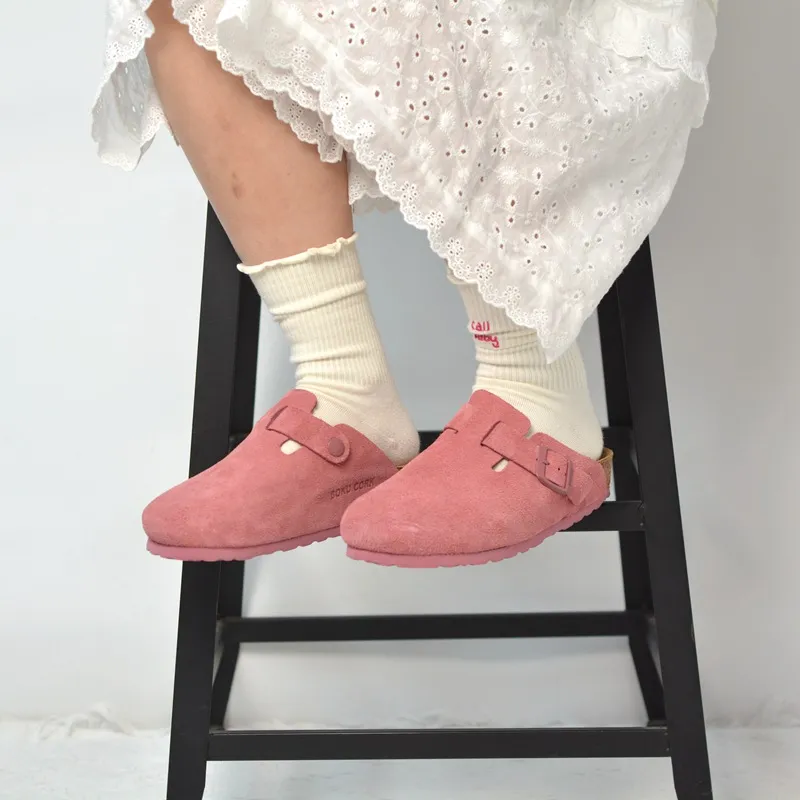 Boku Wrap toe Slippers Unisex Rose Red-10