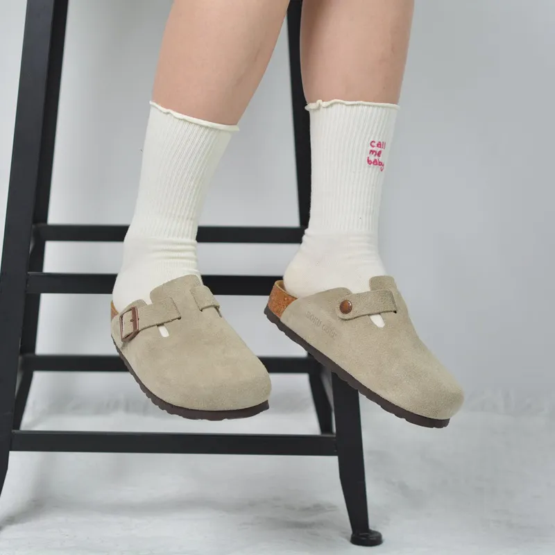 Boku Closed Toe Slippers Unisex Gray-7