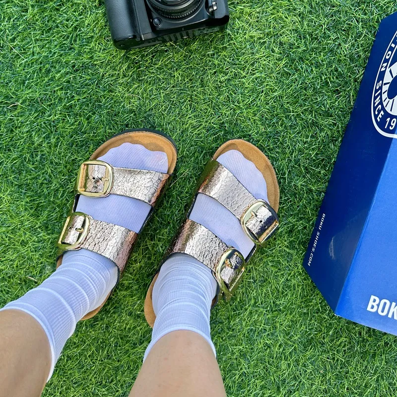Boku Slide Slippers Unisex Rose Gold-6