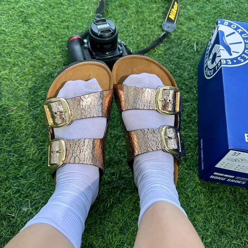 Boku Slide Slippers Unisex Rose Gold-9