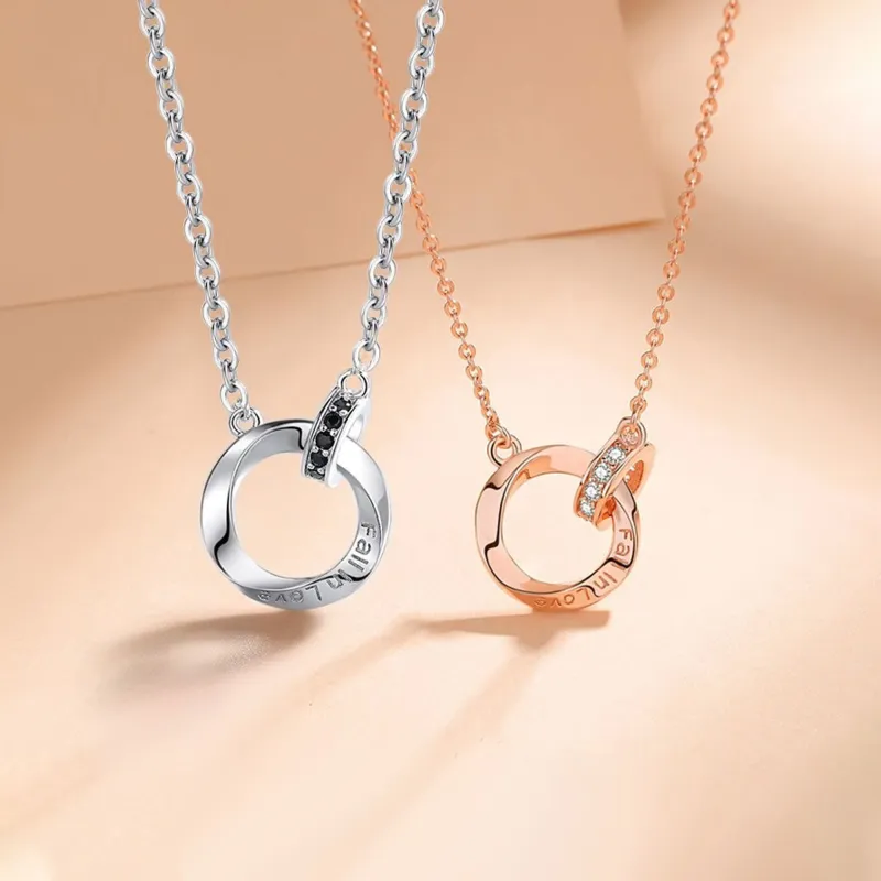 ALLOVE S925 Silver Necklaces Unisex-1