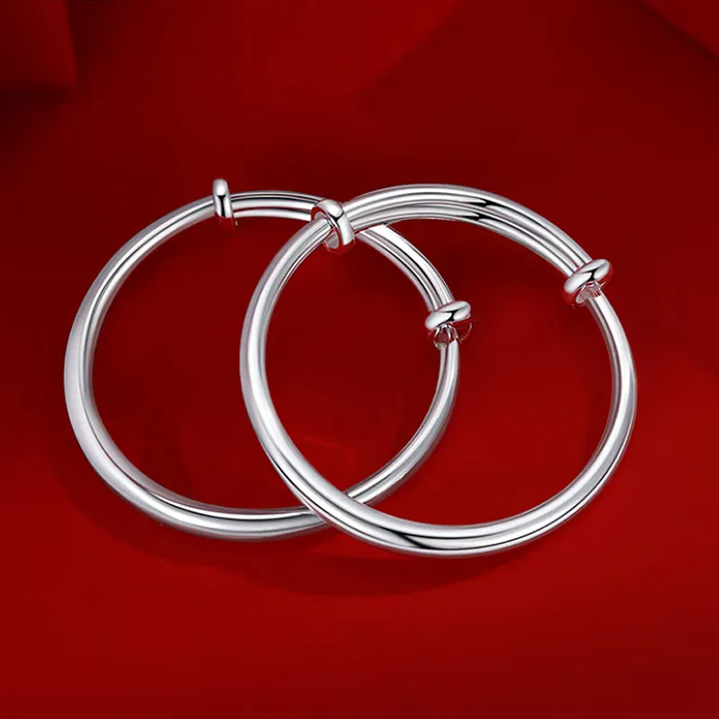 ALLOVE Sterling Silver Bangles Kids'-2