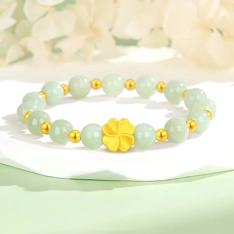 ALLOVE Hetian Jade Bracelets Green Jade Women's-2