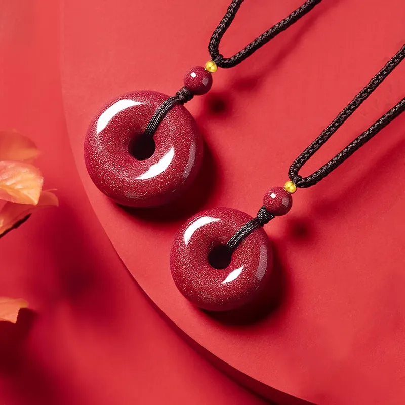 ALLOVE Cinnabar Necklaces Unisex-4