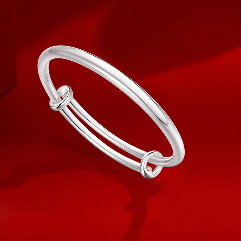 ALLOVE Sterling Silver Bangles Kids'-3