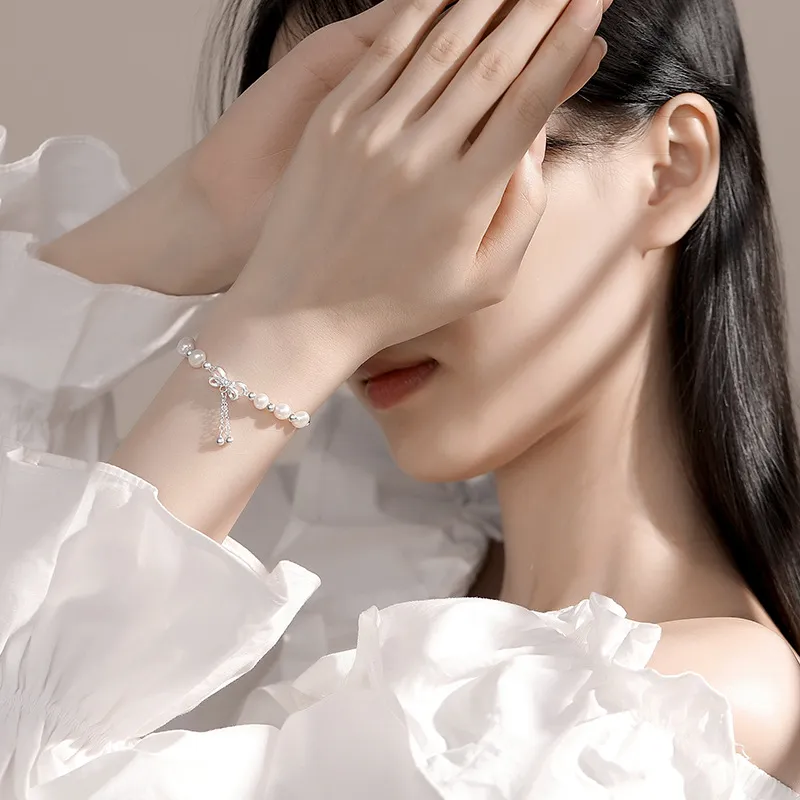 ALLOVE Freshwater Pearl Bracelets Women's-3