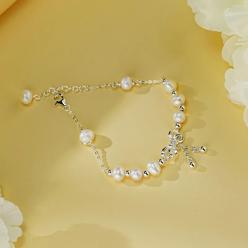 ALLOVE Freshwater Pearl Bracelets Women's-4