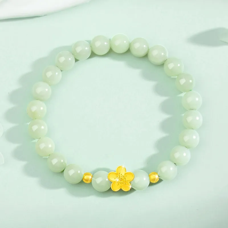 ALLOVE Hetian Jade Bracelets Green Jade Women's-2