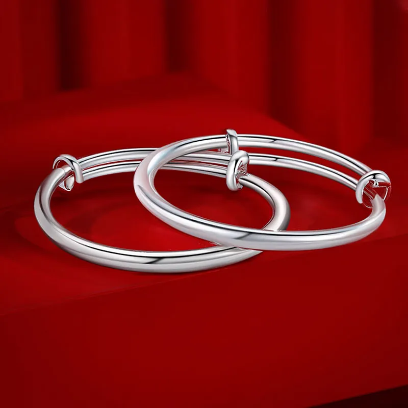 ALLOVE Sterling Silver Bangles Kids'-1