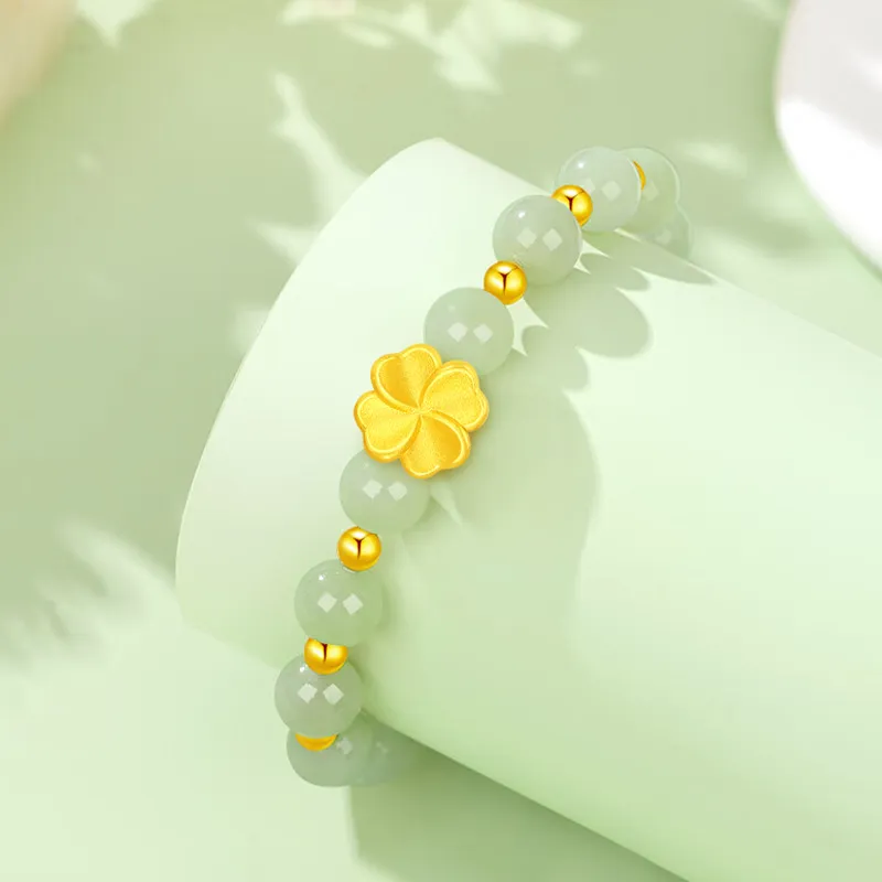 ALLOVE Hetian Jade Bracelets Green Jade Women's-1