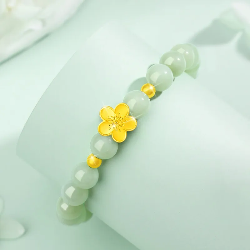 ALLOVE Hetian Jade Bracelets Green Jade Women's-3