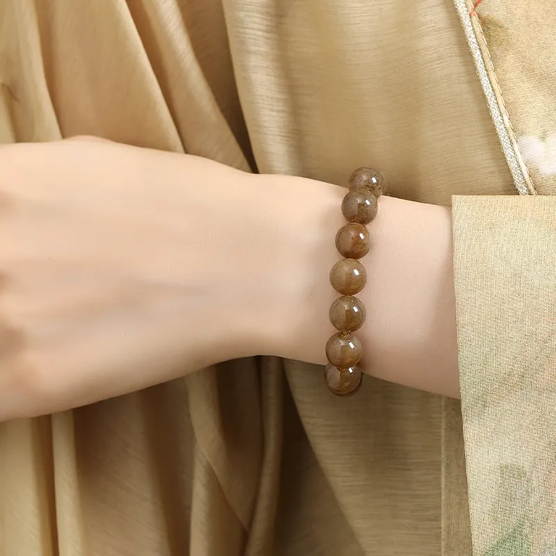 ALLOVE Hetian Jade Bracelets Sugar Jade Unisex-5