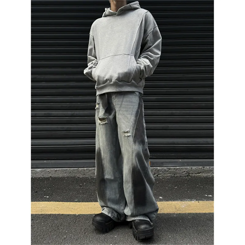 TAOKK Jeans Unisex Black-2