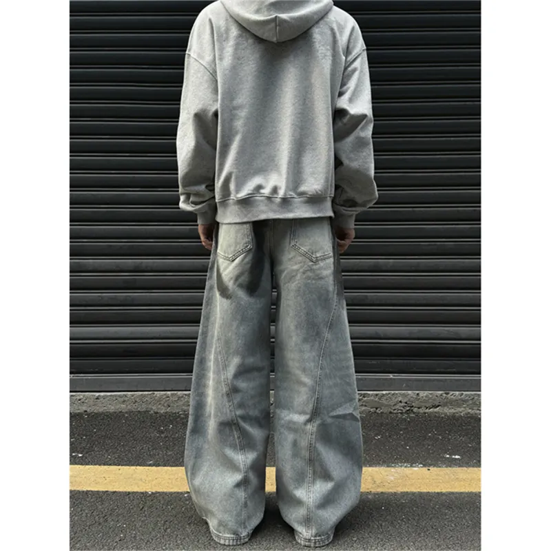 TAOKK Jeans Unisex Black-1