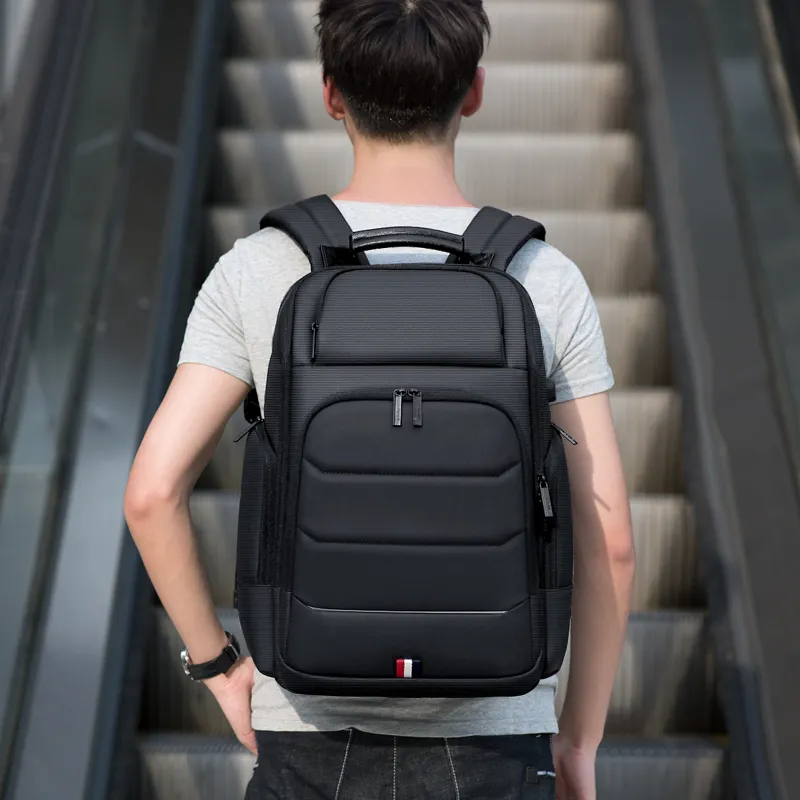 FENRUIEN Oxford Travel Bags Backpack Large Size Men's Black-1