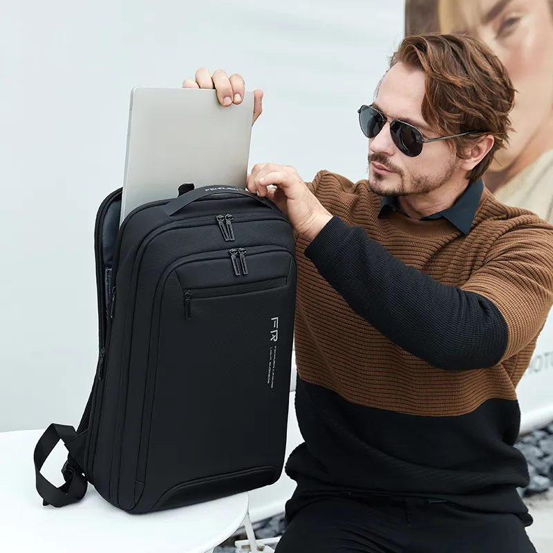 FENRUIEN Oxford Backpack Large Size Men's Black-2