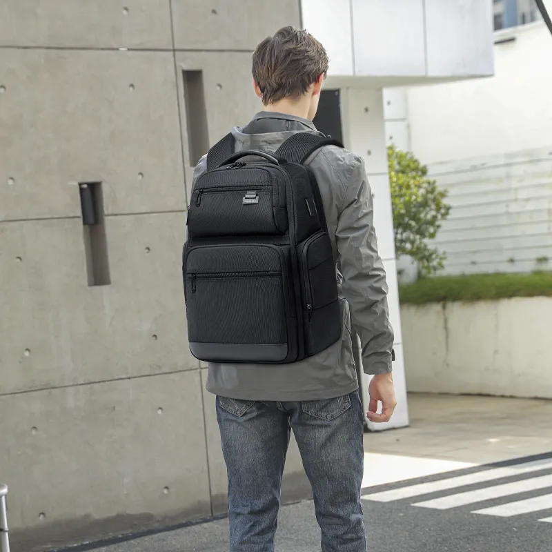 FENRUIEN Oxford Backpack Regular Men's Black-1