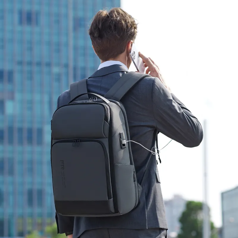 FENRUIEN Oxford Backpack Large Size Men's Black-2