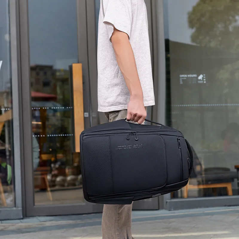 FENRUIEN Oxford Backpack Regular Men's Black/Gray-2