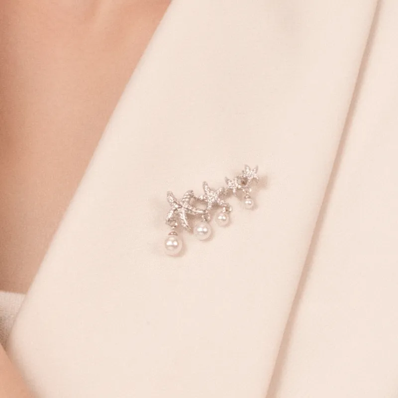 BABYBEI 925 Sterling Silver Brooches Women's-2