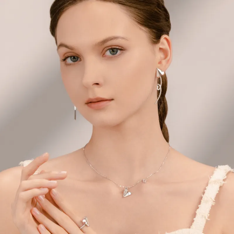 BABYBEI 925 Sterling Silver, Mother Of Pearl Necklaces Women's-2