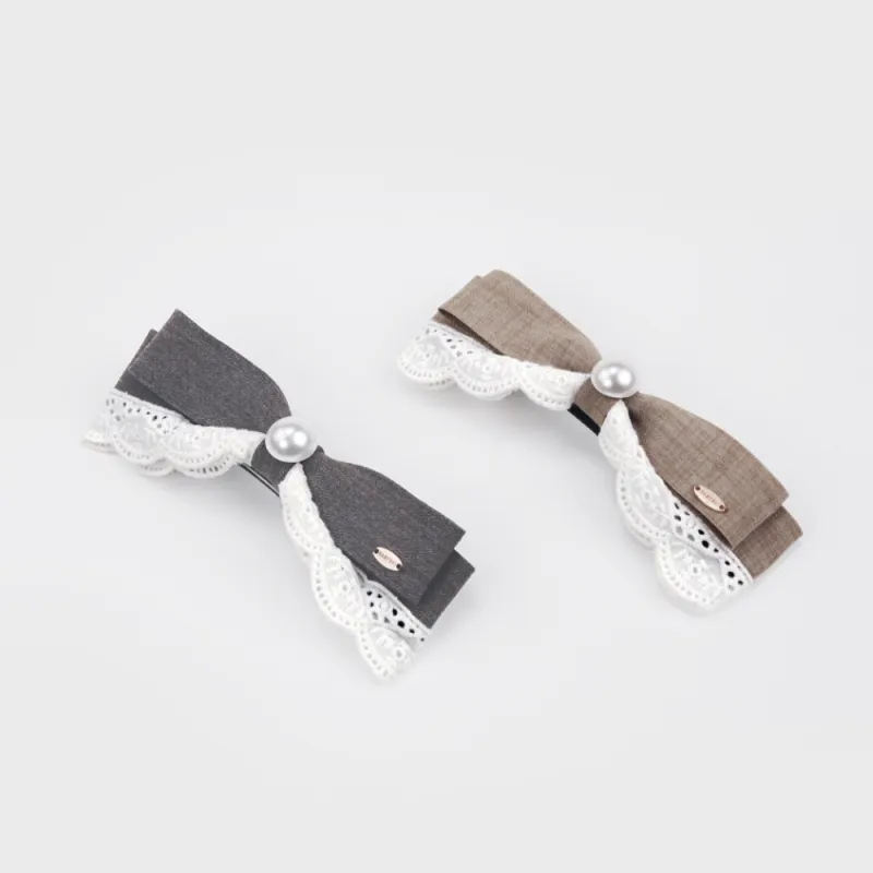 BABYBEI Pearl Hair Clips Women's-2