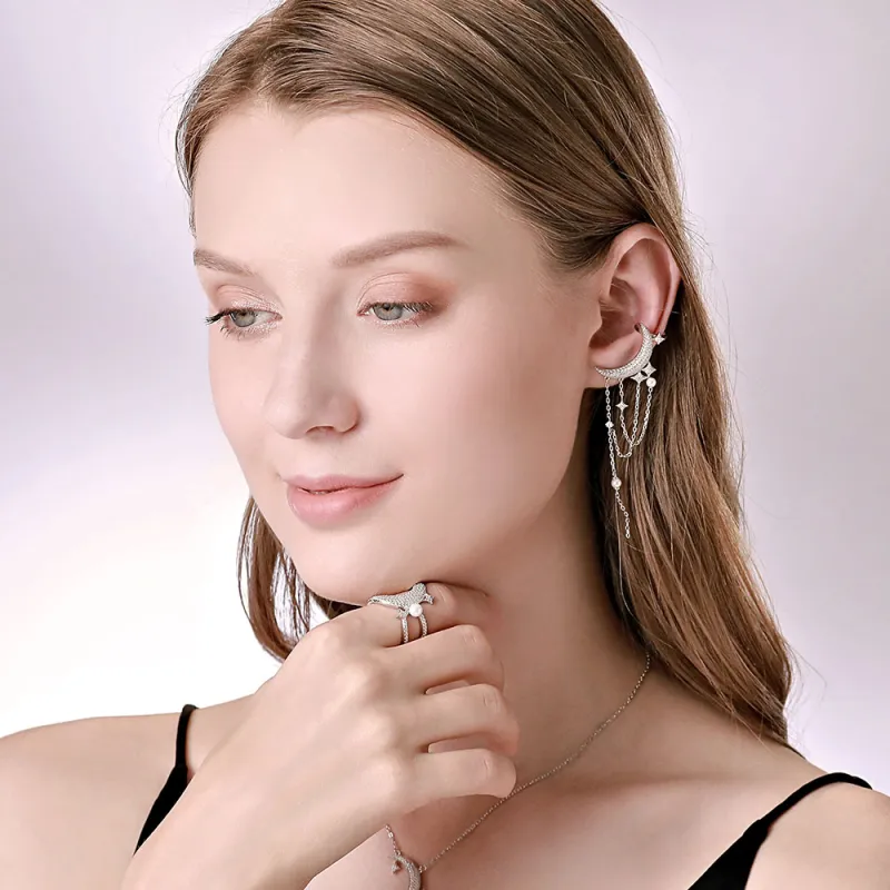 BABYBEI 925 Sterling Silver Earrings Women's-1