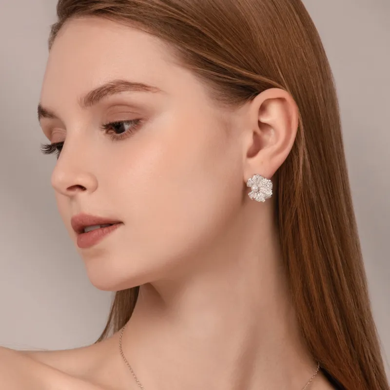 BABYBEI 925 Sterling Silver Clip On Earrings Women's-1