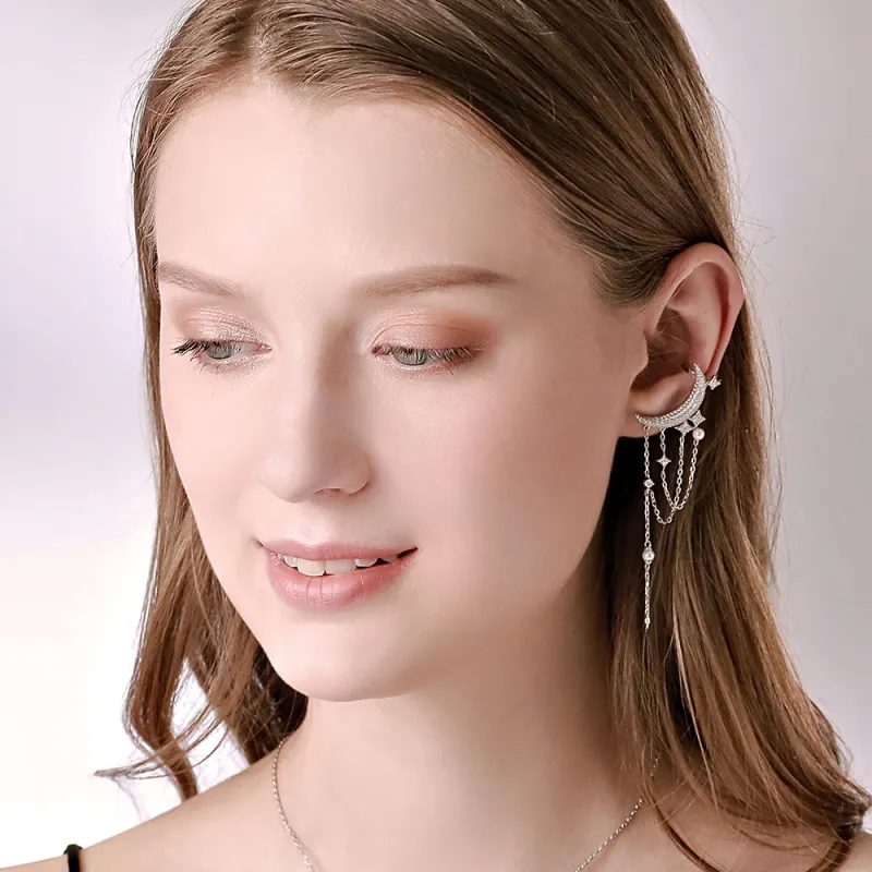 BABYBEI 925 Sterling Silver Earrings Women's-2