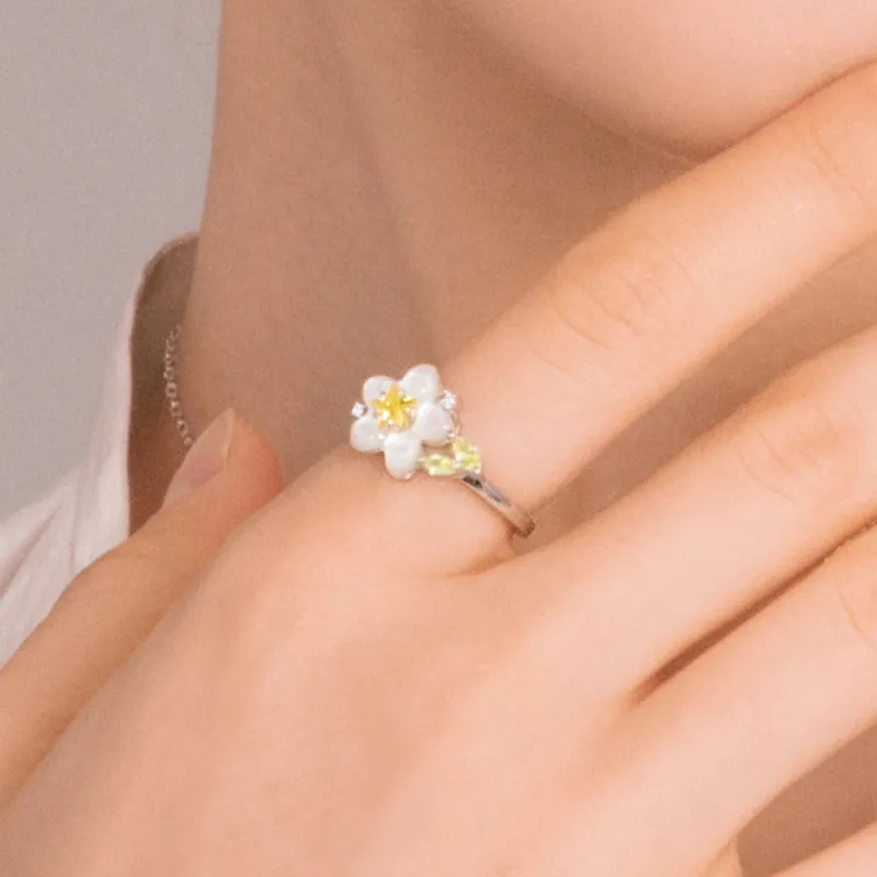 BABYBEI 925 Sterling Silver Mother Of Pearl Rings Women's-2