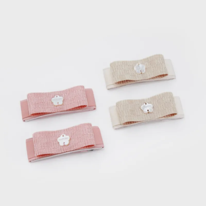 BABYBEI Fabric Hair Clips Women's-5