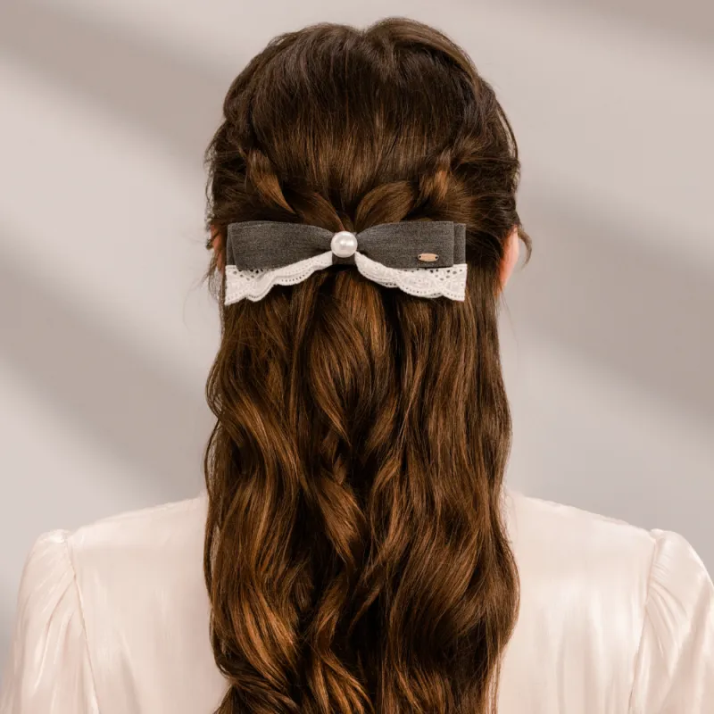 BABYBEI Pearl Hair Clips Women's-6