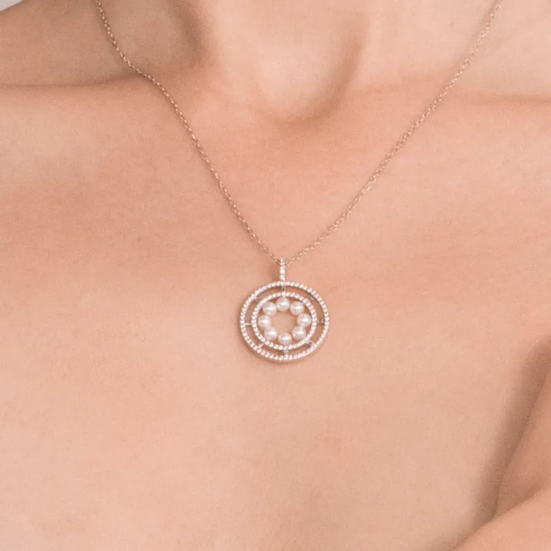 BABYBEI 925 Sterling Silver Shell Pearl Necklaces Women's-2