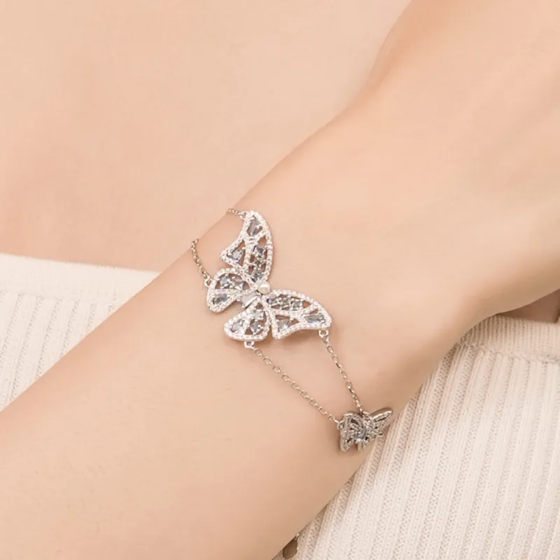 BABYBEI 925 Sterling Silver Bracelets Women's-2