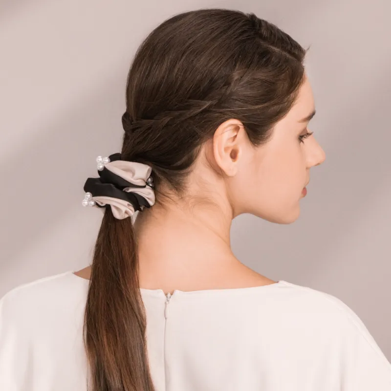 BABYBEI Multicolor Loose Elegance Elegant Versatile Gentle Black Beige Hair Accessories Women's-3