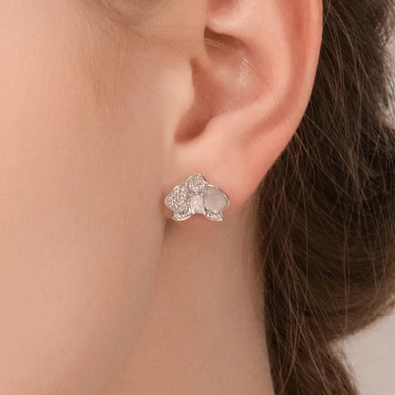 BABYBEI Mother Of Pearl Stud Earrings Women's-4