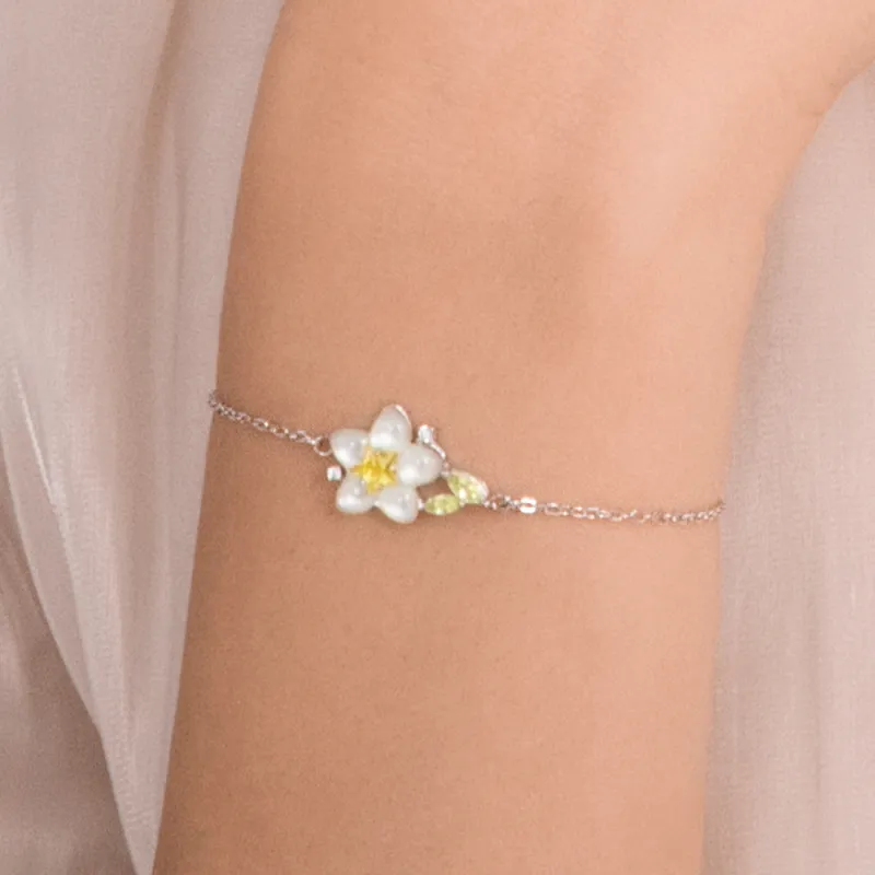BABYBEI 925 Sterling Silver Mother Of Pearl Bracelets Women's-2