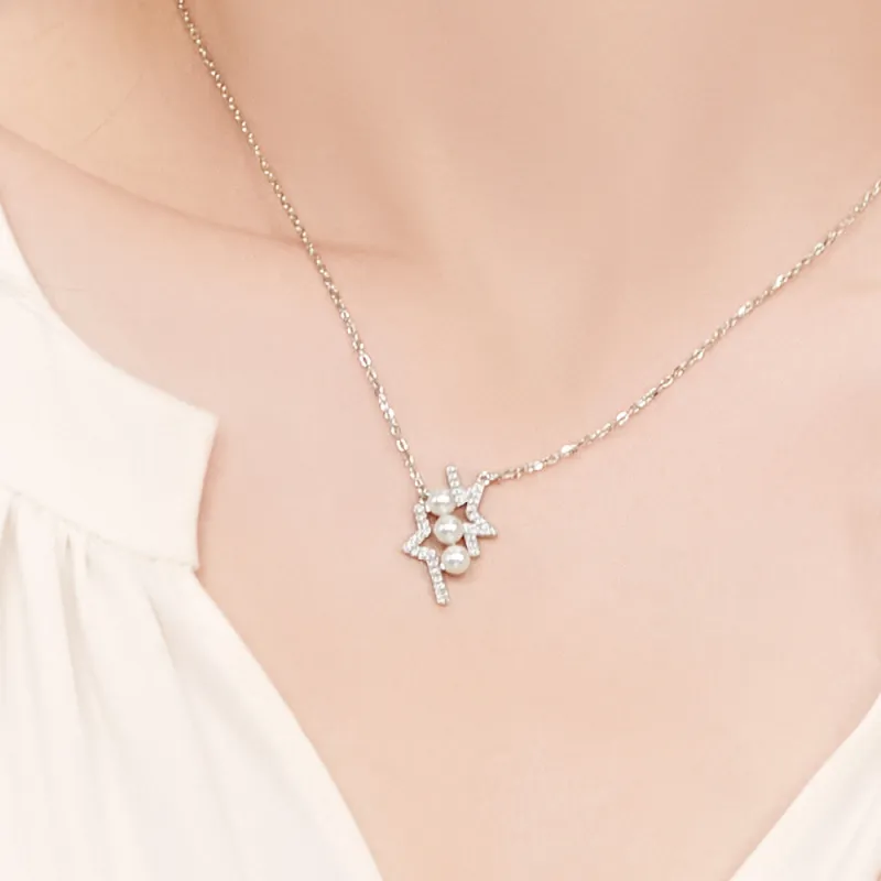 BABYBEI 925 Sterling Silver Necklaces Women's-2